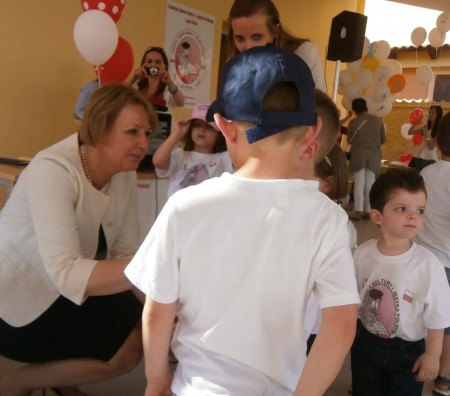 Grupa przedszkolna z panią Konsul